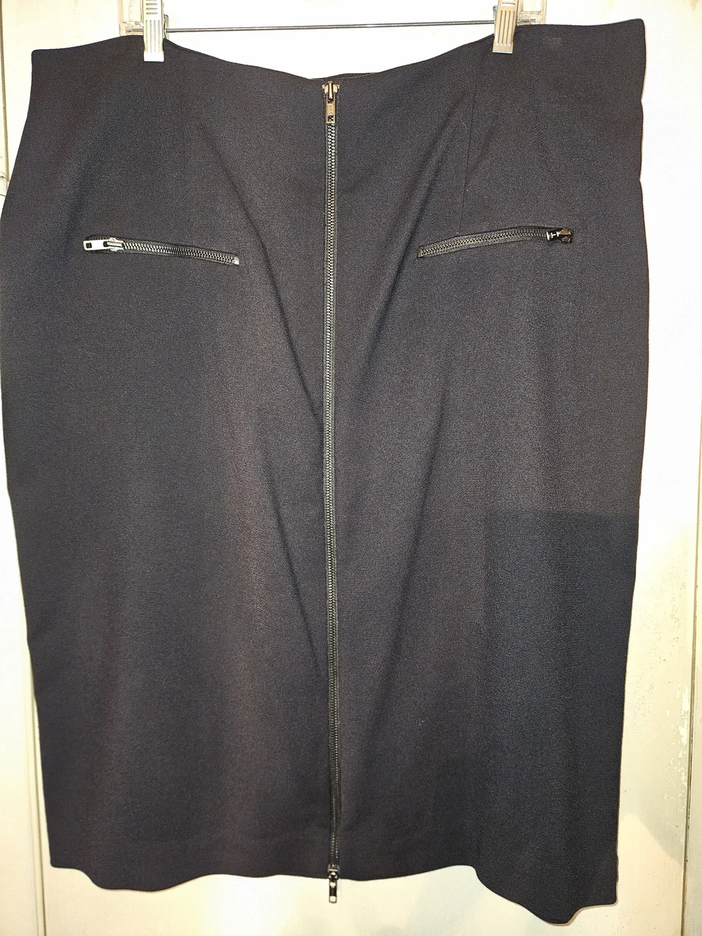 Tailored Black Zip-Front Women's Jacket